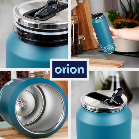 Kubek termiczny PUSZKA z ustnikiem rurką na kawę LOUKA 700 ml ORION 124818