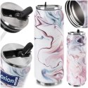 Kubek termiczny PUSZKA ze słomką rurką ustnikiem GLAMOUR 500 ml ORION 124828