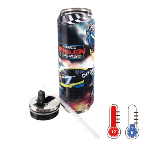 Kubek termiczny PUSZKA ze słomką ustnikiem do auta WYŚCIG 700 ml ORION 124823