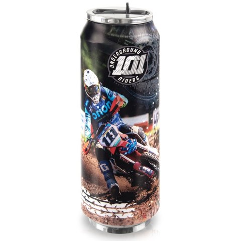 Kubek termiczny PUSZKA ze słomką ustnikiem do szkoły RAJD 700 ml ORION 124822