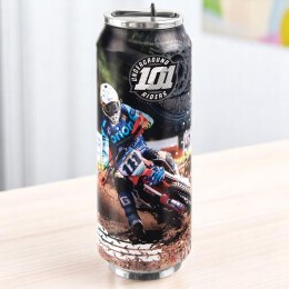 Kubek termiczny PUSZKA ze słomką ustnikiem do szkoły RAJD 700 ml ORION 124822