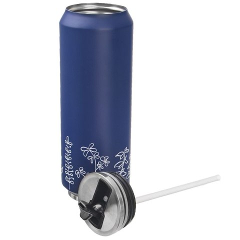 Kubek termiczny PUSZKA ze słomką ustnikiem na kawę LOUKA 700 ml ORION 124817