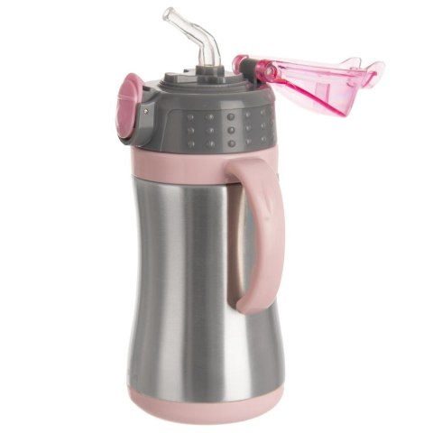 Kubek termiczny dla dzieci z ustnikiem butelka bidon różowy 300ml ORION 128516