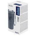 Kubek termiczny na kawę do samochodu auta szkoły szary TERMO 590 ml ORION 112281