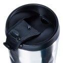 Kubek termiczny na kawę herbatę do samochodu stalowy 430 ml srebrny ORION 112268