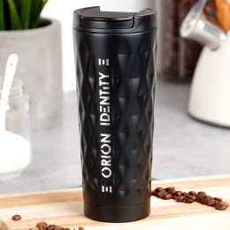 Kubek termiczny na kawę herbatę do samochodu stalowy czarny 500 ml ORION 112271