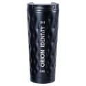 Kubek termiczny na kawę herbatę do samochodu stalowy czarny 500 ml ORION 112271