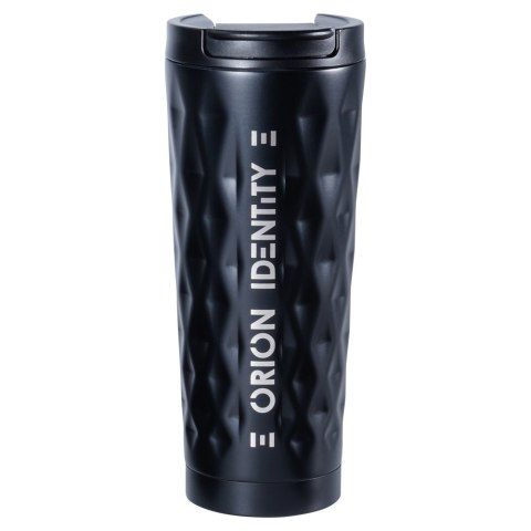 Kubek termiczny na kawę herbatę do samochodu stalowy czarny 500 ml ORION 112271
