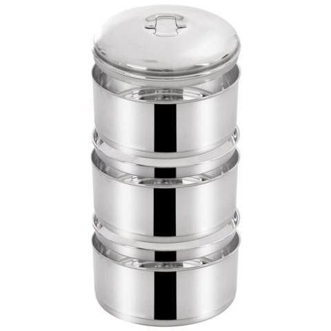 Menażka harcerska obiadowa turystyczna wojskowa stalowa 3-poziomowa 3x1,3L ORION 120964