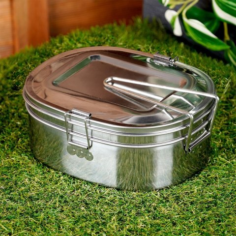 Menażka harcerska obiadowa turystyczna wojskowa stalowa 350 / 900 ml 2 ele. REDCLIFFS 229141