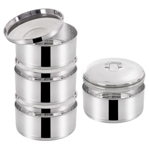 Menażka harcerska obiadowa turystyczna wojskowa stalowa 4-poziomowa 4x1,3L ORION 120965