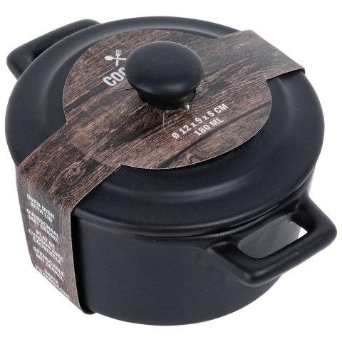 Miseczka do zapiekania pieczenia kokilka porcelanowa z pokrywką 150ml HIT 279912