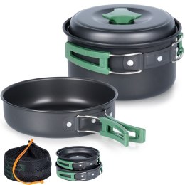 Naczynia turystyczne kempingowe zestaw naczyń turystycznych 500/900ml 2-ele REDCLIFFS 229142