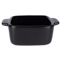 Naczynie żaroodporne ceramiczne czarne kwadratowe małe 10x7x3.5cm 80ml VILDE 279905