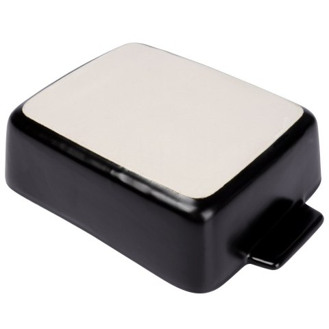 Naczynie żaroodporne ceramiczne czarne prostokątne 21.5x14x6cm 800ml VILDE 279907