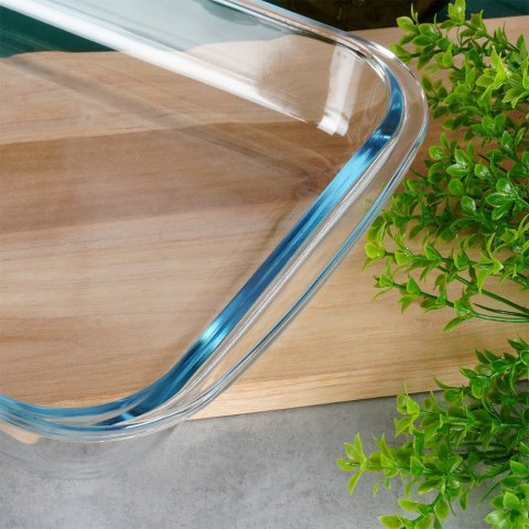 Naczynie żaroodporne szklane do piekarnika zapiekania 39.5x24x5cm 3L VILDE 259612