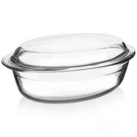 Naczynie żaroodporne szklane z pokrywką 33x20x13 cm 3L ORION 127034