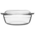 Naczynie żaroodporne z pokrywką szklane do zapiekania 24x20x10cm 1.5L ORION 127032