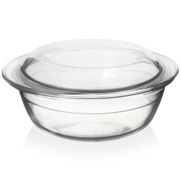 Naczynie żaroodporne z pokrywką szklane do zapiekania 27x23x11.5cm 2.2L ORION 127033
