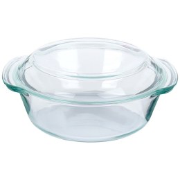 Naczynie żaroodporne z pokrywką szklane do zapiekania 2L + 750ml VILDE 259602