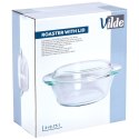 Naczynie żaroodporne z pokrywką szklane do zapiekania 2L + 750ml VILDE 259602