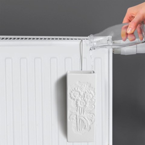 Nawilżacz powietrza na kaloryfer grzejnik ewaporacyjny ceramiczny biały 300 ml VILDE 830809