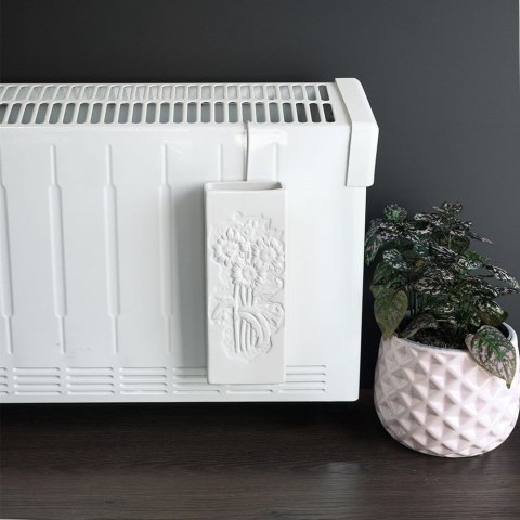 Nawilżacz powietrza na kaloryfer grzejnik ewaporacyjny ceramiczny biały 300 ml VILDE 830809