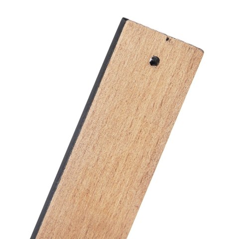 Termometr analogowy zewnętrzny i wewnętrzny drewniany czarny 20cm ORION 830227