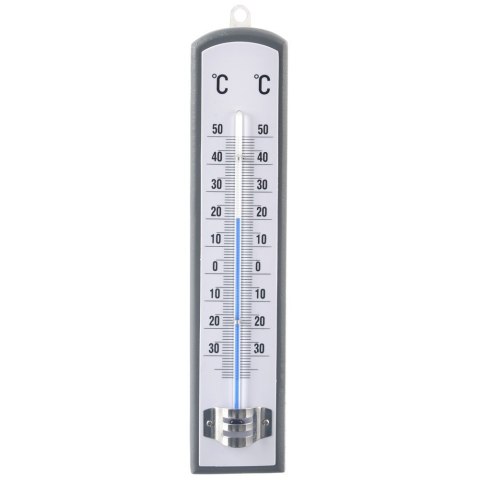 Termometr drewniany zewnętrzny i wewnętrzny do pokoju analog 21cm ORION 830229