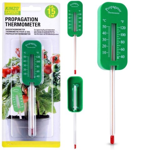 Termometr ogrodowy do gleby ziemi ogrodu wbijany w ziemię KINZO 339401