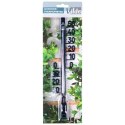 Termometr zewnętrzny i wewnętrzny do ogrodu duży czarny 27cm VILDE 569960