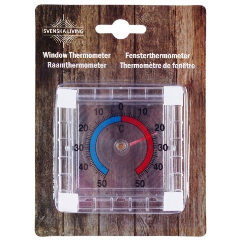 Termometr zewnętrzny okienny na okno samoprzylepny bimetaliczny HIT 569540