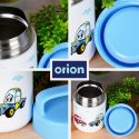 Termos obiadowy stalowy na obiad dla dzieci AUTO 450 ml ORION 125886