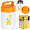 Termos obiadowy stalowy na obiad dla dzieci ŻYRAFA 450 ml ORION 125884