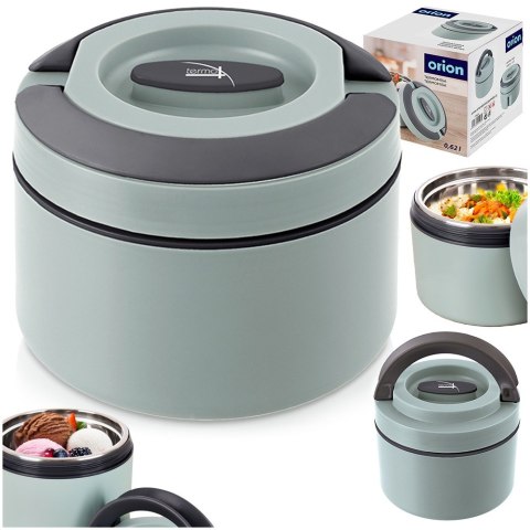 Termos obiadowy stalowy na obiad zupę do potraw TERMO 620 ml ORION 128526