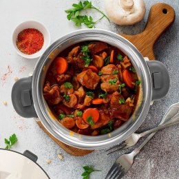 Termos obiadowy stalowy termomisa na zupę lody duży kremowy TERMO 2L ORION 128521