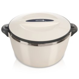 Termos obiadowy stalowy termomisa na zupę lody duży kremowy TERMO 3,5L ORION 128523