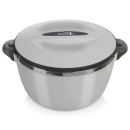 Termos obiadowy stalowy termomisa na zupę lody duży szary TERMO 3,5L ORION 128524