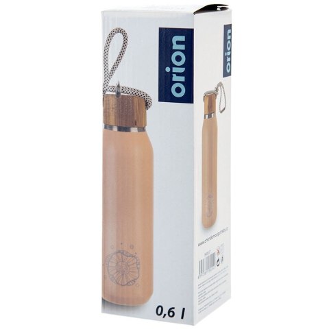 Termos stalowy różowy próżniowy butelka termiczna 580 ml ORION 830637