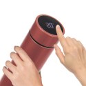 Termos z termometrem inteligentny stalowy czerwony 450 ml ORION 128500