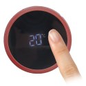 Termos z termometrem inteligentny stalowy czerwony 450 ml ORION 128500