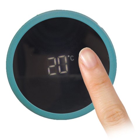 Termos z termometrem inteligentny stalowy niebieski 450 ml ORION 128501