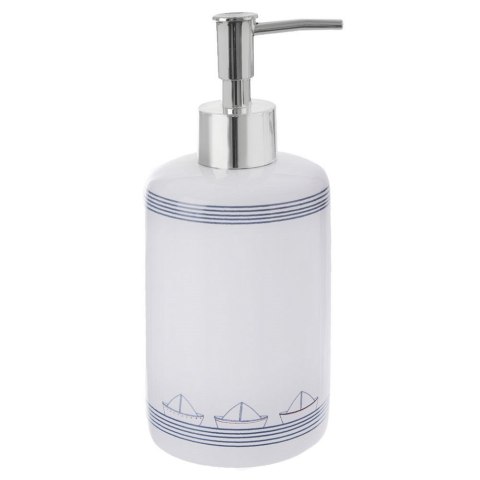 Dozownik do mydła płynu do naczyń na mydło ceramiczny biały 330ml ORION 530783