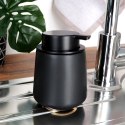 Dozownik do mydła płynu do naczyń na mydło ceramika czarny MAT300ml VILDE 569394