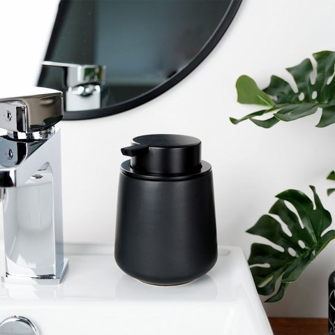Dozownik do mydła płynu do naczyń na mydło ceramika czarny MAT300ml VILDE 569394