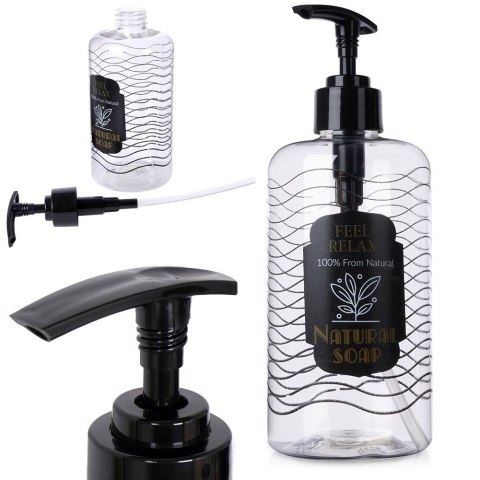 Dozownik do mydła płynu do naczyń na mydło w płynie piance 500ml VILDE 569923-W1