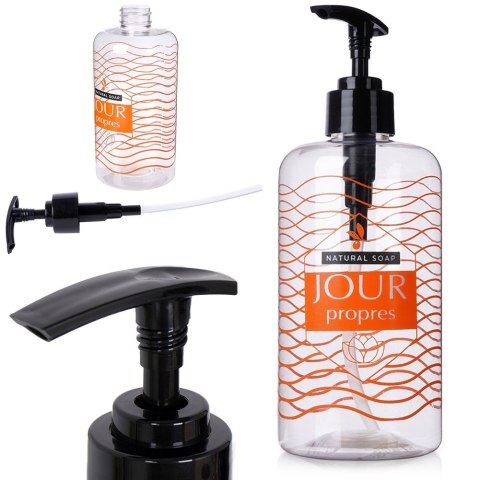 Dozownik do mydła płynu do naczyń na mydło w płynie piance duży 500ml VILDE 569923-W4