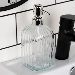 Dozownik do mydła płynu do naczyń szklany przeźroczysty duży 550ml ORION 530786