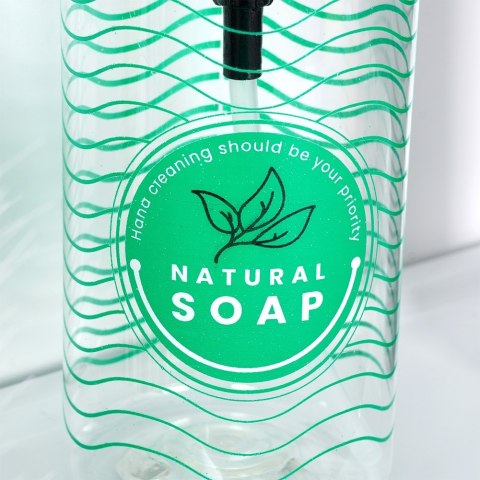 Dozownik do mydła płynu do naczyń zlewozmywaka na mydło w płynie 500ml VILDE 569923-W3