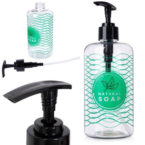 Dozownik do mydła płynu do naczyń zlewozmywaka na mydło w płynie 500ml VILDE 569923-W3